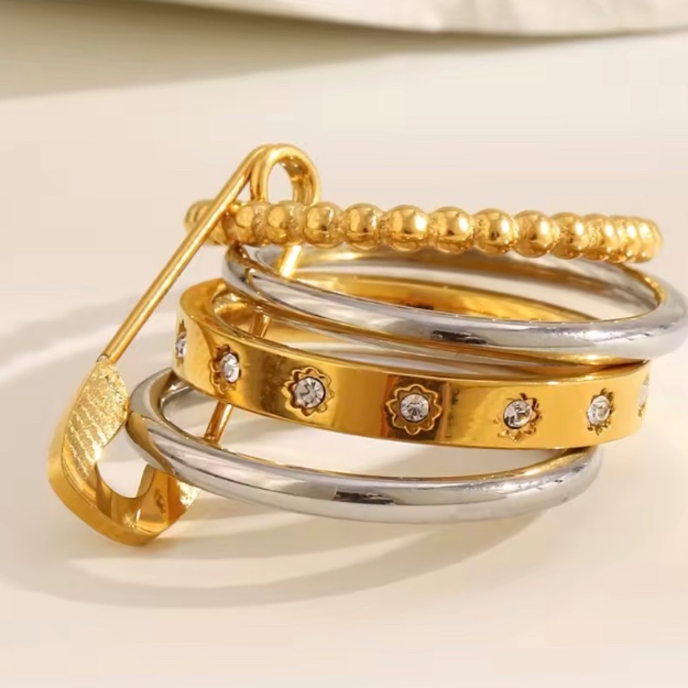pin shaped non fixed ring